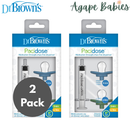 [2-Pack] Dr. Brown’s Pacidose Liquid Medicine Dispenser Combo Pack