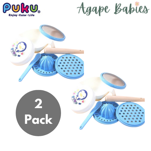 [2-Pack] Puku Baby Food Grinder Set