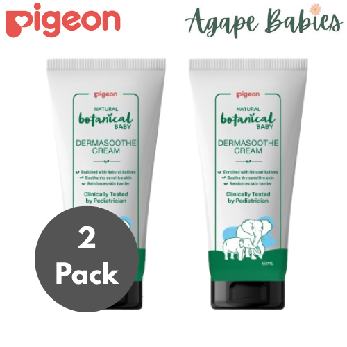 [2-Pack] Pigeon Natural Botanical Baby DermaSoothe Cream 50ml