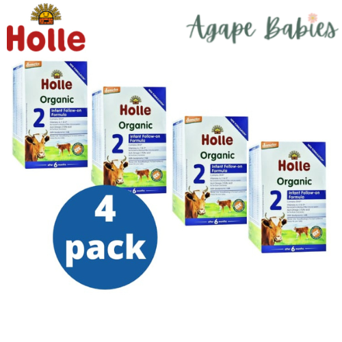 [Exp: 10/25] Holle Organic Milk Follow on Formula 2 600g with DHA (6-12 mths) x 4 Packs