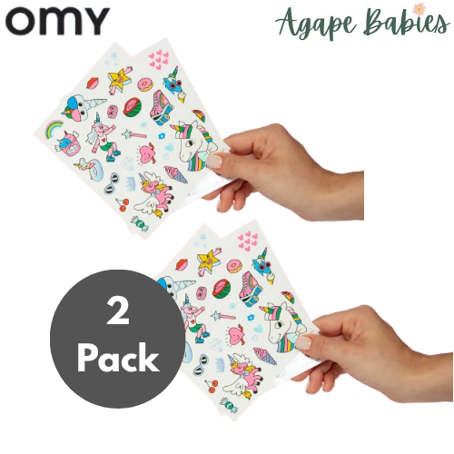 [2 pack] OMY Tattoos - 5 Designs