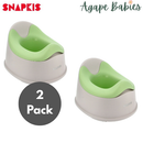 [2 Pack] Snapkis Baby Potty - Sage