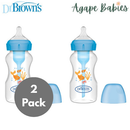 [2-PK ] Dr. Brown’s 9 oz/270 mL PP W-N Anti-Colic Options+ Baby Bottle 1-Pack - 4 Design