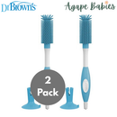 [Bundle Of 2] Dr.Brown's Soft Touch Baby Bottle Brush, Narrow-Neck