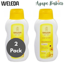 [2 Pack] Weleda Calendula Baby Oil, Fragrance Free, 200ml Exp: