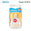 Dr Brown's Level 1 Wide Neck Silicon Options+ Nipple 2-Pack