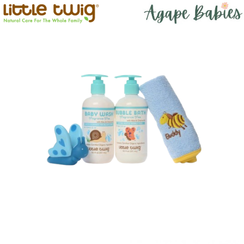 Little Twig Bath Time Gift Bag Set - Fragrance Free Exp: 01/27