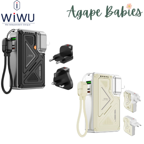 WIWU Knight series 35W Power Bank 10000mAh Wi-P057 CN+UK+EU plug - 2 Colors