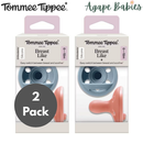 [2 Pack] Tommee Tippee Breast Like Soother (2 Pk x 2pc = 4pcs) - 2 Sizes