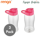 [2-Pack] Renga Lidya Tritan Water Bottle - 500ML - 3 Variant