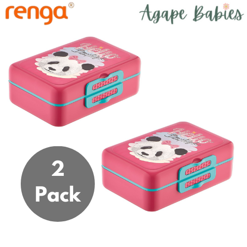 [2-Pack] Renga Tondo Lunch Box - 1L -3 Variation