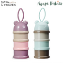 [5-Pack] Maya & Friends Portable Baby Food & Formula Container - 2 Color