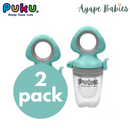 [2-Pack] Puku Feeding Teether - Blue
