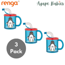 [3-Pack] Renga Rubby Tumbler With Straw 210ML - 3 Variant
