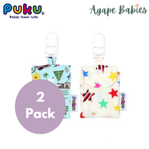 [2-Pack] Puku Fortune Pouch Bag 2pcs/Pack - Mix