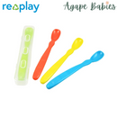 [Made in USA] Re-Play 4 Infant Spoons - 2 Colors