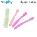 [Made in USA] Re-Play 4 Infant Spoons - 2 Colors