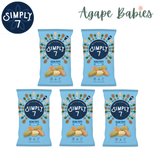 [5 Pack] Simply 7 Bean Pops- Original, 99g. Exp: 09/25