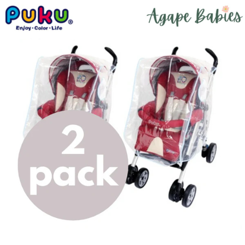 [2-Pack] Puku Stroller Rain Cover