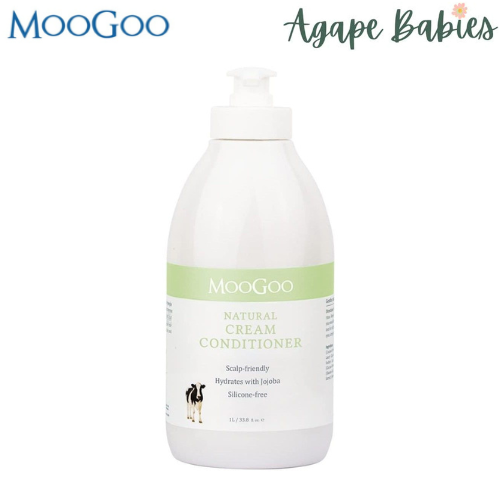 MooGoo Natural Cream Conditioner 1 Litre Exp: 10/26