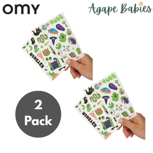 [2 pack] OMY Tattoos - 4 Designs