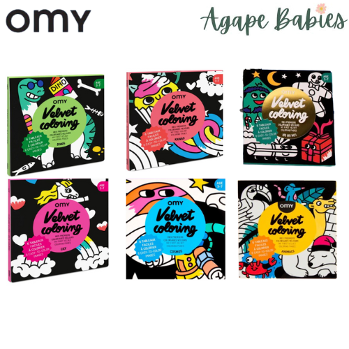 OMY Velvet Coloring - 6 Designs