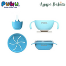 Puku 4pcs Set Suction Bowl - Blue