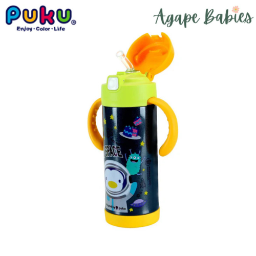 Puku Insulated Straw Bottle - Blue