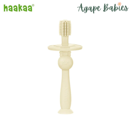 Haakaa 360 Baby Toothbrush - Cream