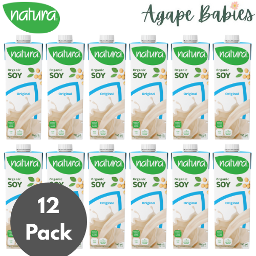 Natur-a Enriched Soy Beverage - Original (Organic) 946 ml ( Bundle Of 12 Packs ) Exp: 03/26