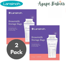 Lansinoh Breastmilk Storage Bags (50pcs, UK Version) (New and Improved) ( 2 Pack Bundle )
