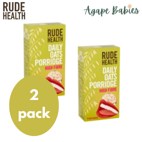 [2-Pack] Rude Health Daily Oats Porridge - 400 g