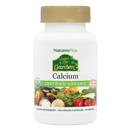 Natures Plus Source of Life Garden Calcium w/AlgaeCal , 120 vcaps. Exp: 03/28