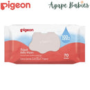 Pigeon Aqua Baby Wipes 70s With Fliptop CARTON (Pack Of 24 = Total 1680 Sheets) Exp: 2027