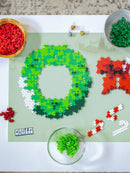 PLUS-PLUS Puzzle by Number - Christmas Wreath