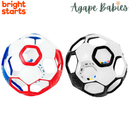[3 Pack] Bright Starts Grippin Goals Rattle Ball - 2 Colors