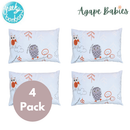 [4 Pack] Cheeky Bon Bon Baby Pillow Case - S
