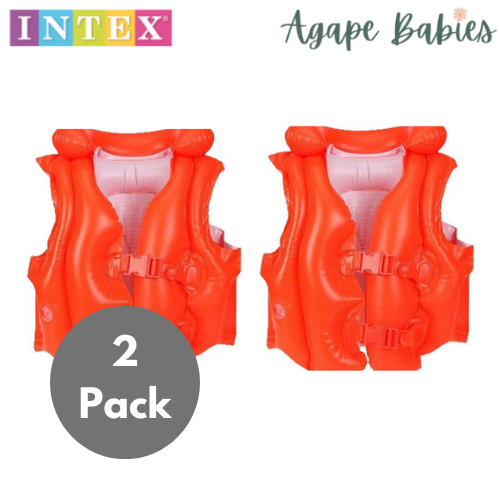 [Bundle Of 2] Intex Deluxe Swim Vest with Collar (Ages 3-6)