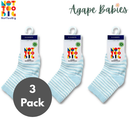[3 Pack] Not Too Big Bamboo Blue Socks 2pk