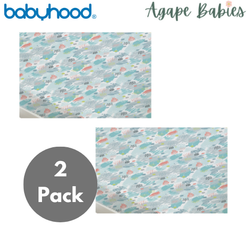 [2-Pack] Babyhood Amani Bebe - Jersey Cotton Standard Fitted Sheet - 5 Design