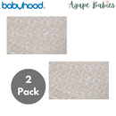 [2-Pack] Babyhood Amani Bebe -Jersey Cotton Compact Fitted Sheet -3 Design