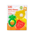 [3 Pack] Bright Starts 3 Pk Textured Teethers - Juicy Chews