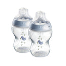 Tommee Tippee Natural Start PP Bottle 260ml with M Teat 2pk  - 2 Colors