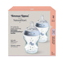 Tommee Tippee Natural Start PP Bottle 260ml with M Teat 2pk  - 2 Colors