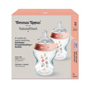 Tommee Tippee Natural Start PP Bottle 260ml with M Teat 2pk  - 2 Colors