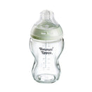 [2 Pack] Tommee Tippee Natural Start Glass Bottle 260ml with M Teat