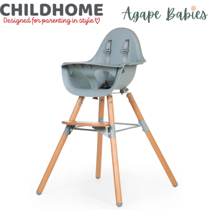 [1 yr local warranty] Childhome Evolu 2 High Chair - Natural Mint