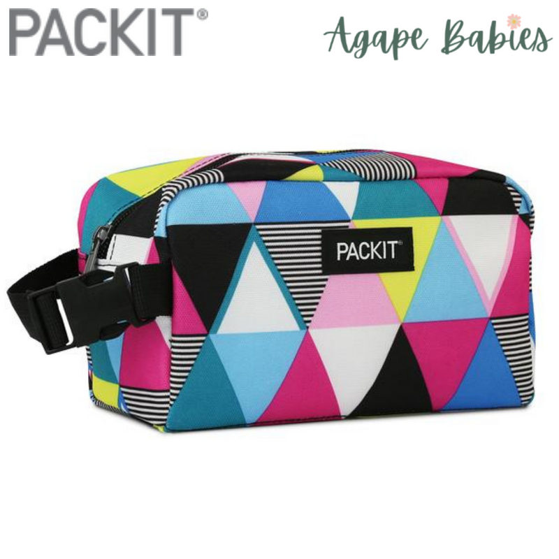PackIt Freezable Snack Box Bag - Triangle Stripe