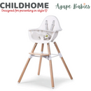 [1 yr local warranty] Childhome Evolu One.80° High Chair - Natural White