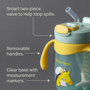 [2-Pack] Tommee Tippee Weighted Straw Handle Cup 240ml